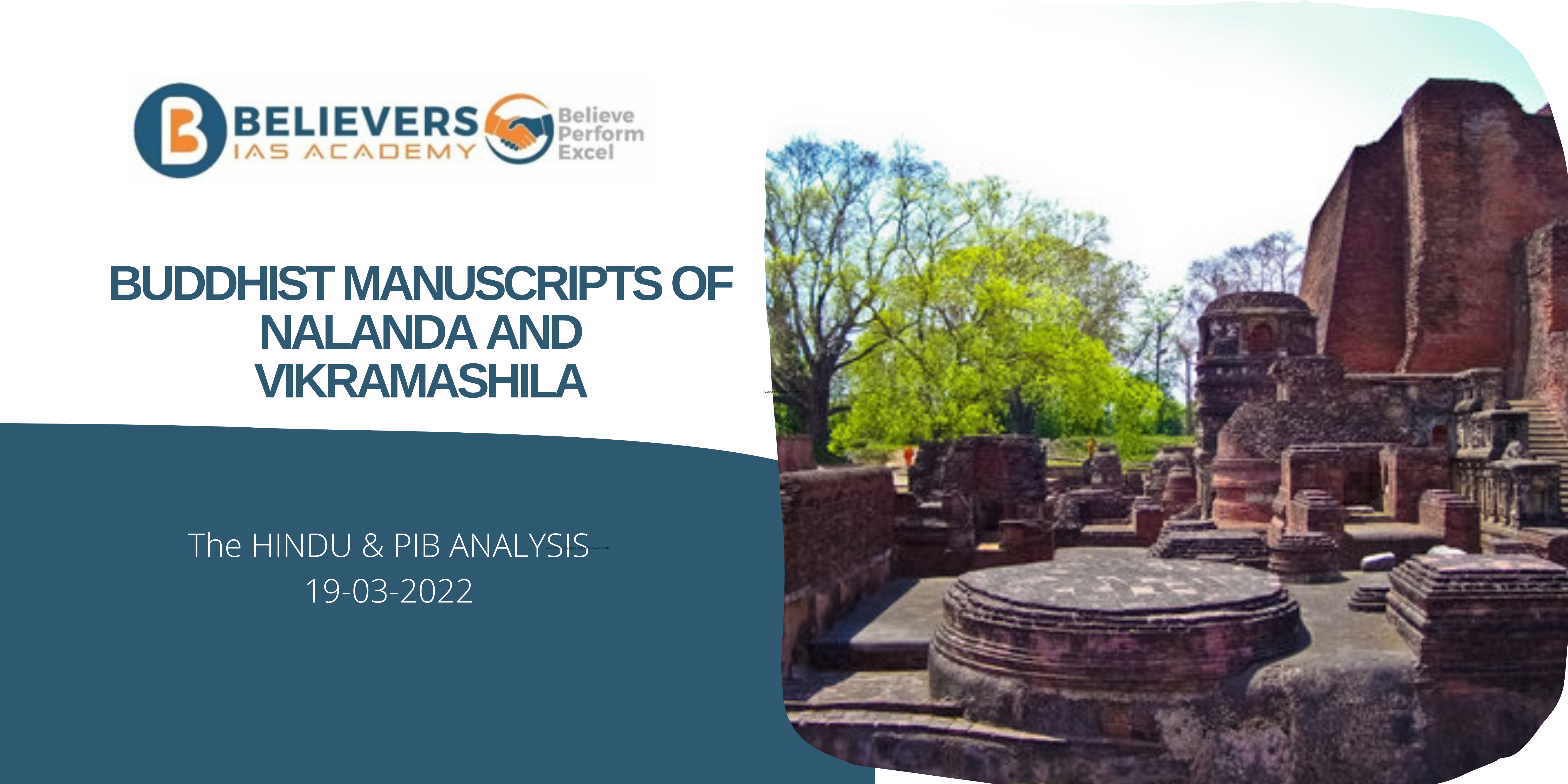 UPSC Current affairs - Buddhist Manuscripts of Nalanda and Vikramashila