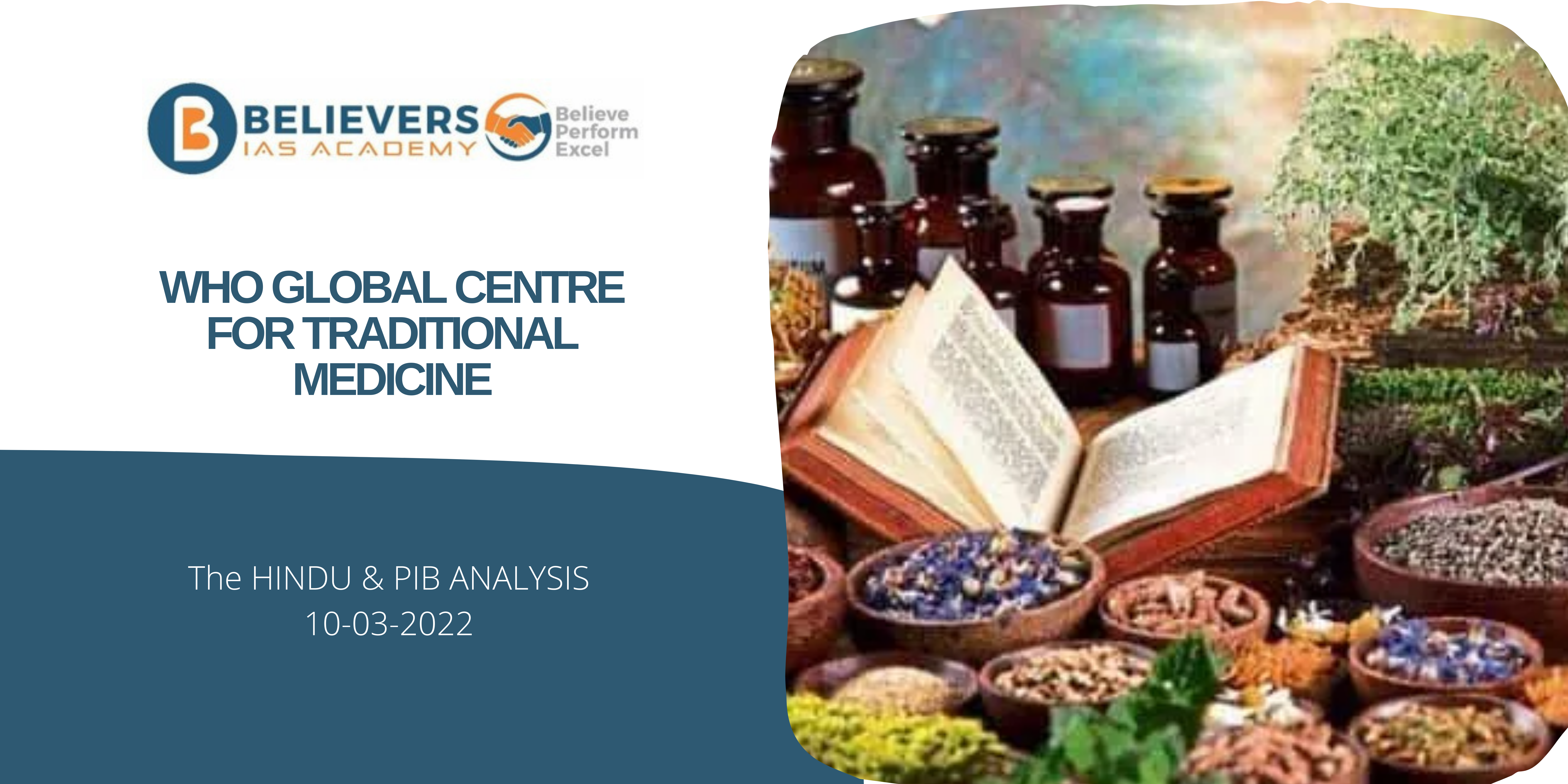 Civil services Current affairs - WHO Global Centre for Traditional Medicine