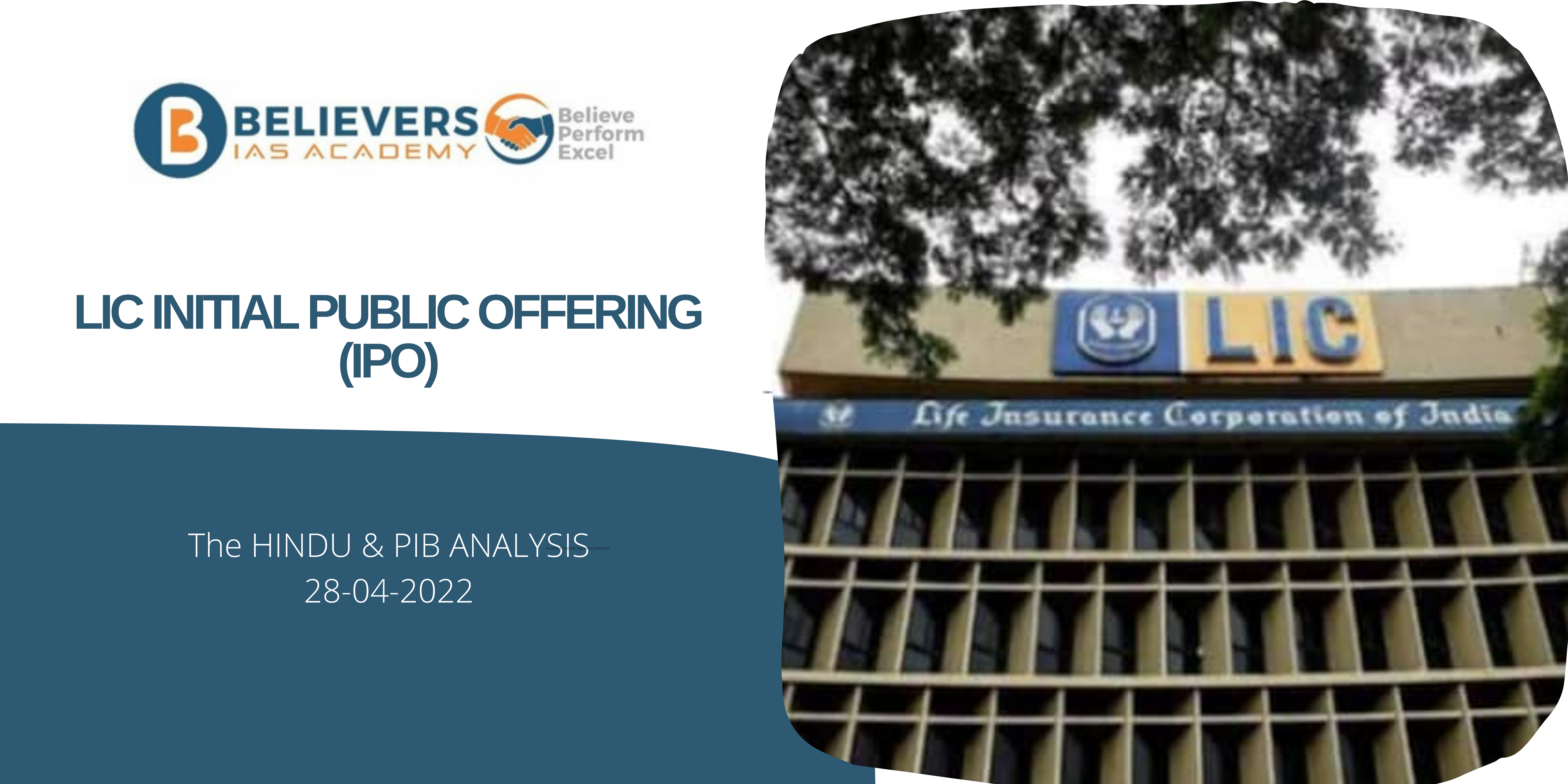 Civil services Current affairs - LIC Initial Public Offering (IPO)