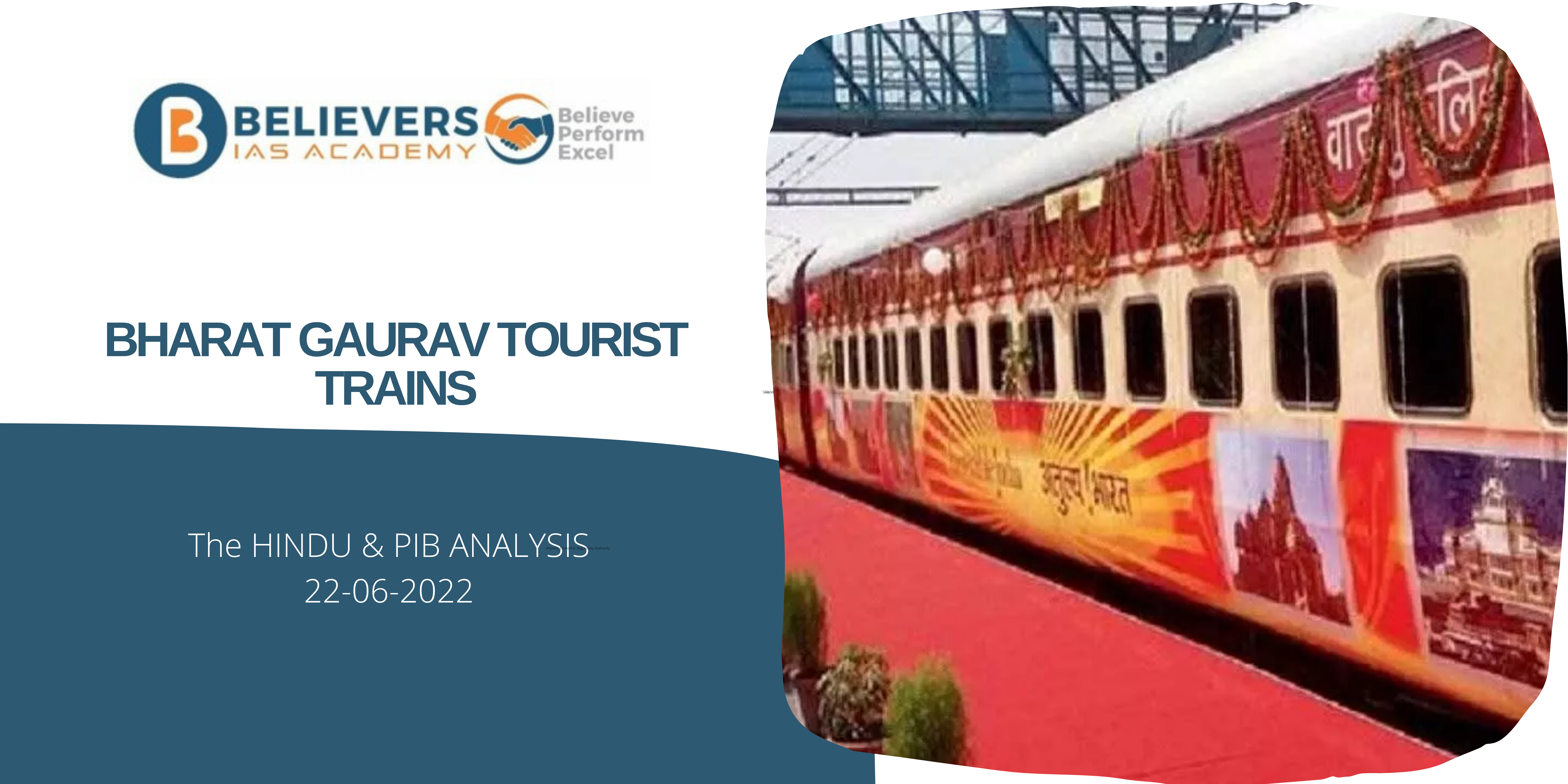 UPSC Current affairs - Bharat Gaurav Tourist Trains