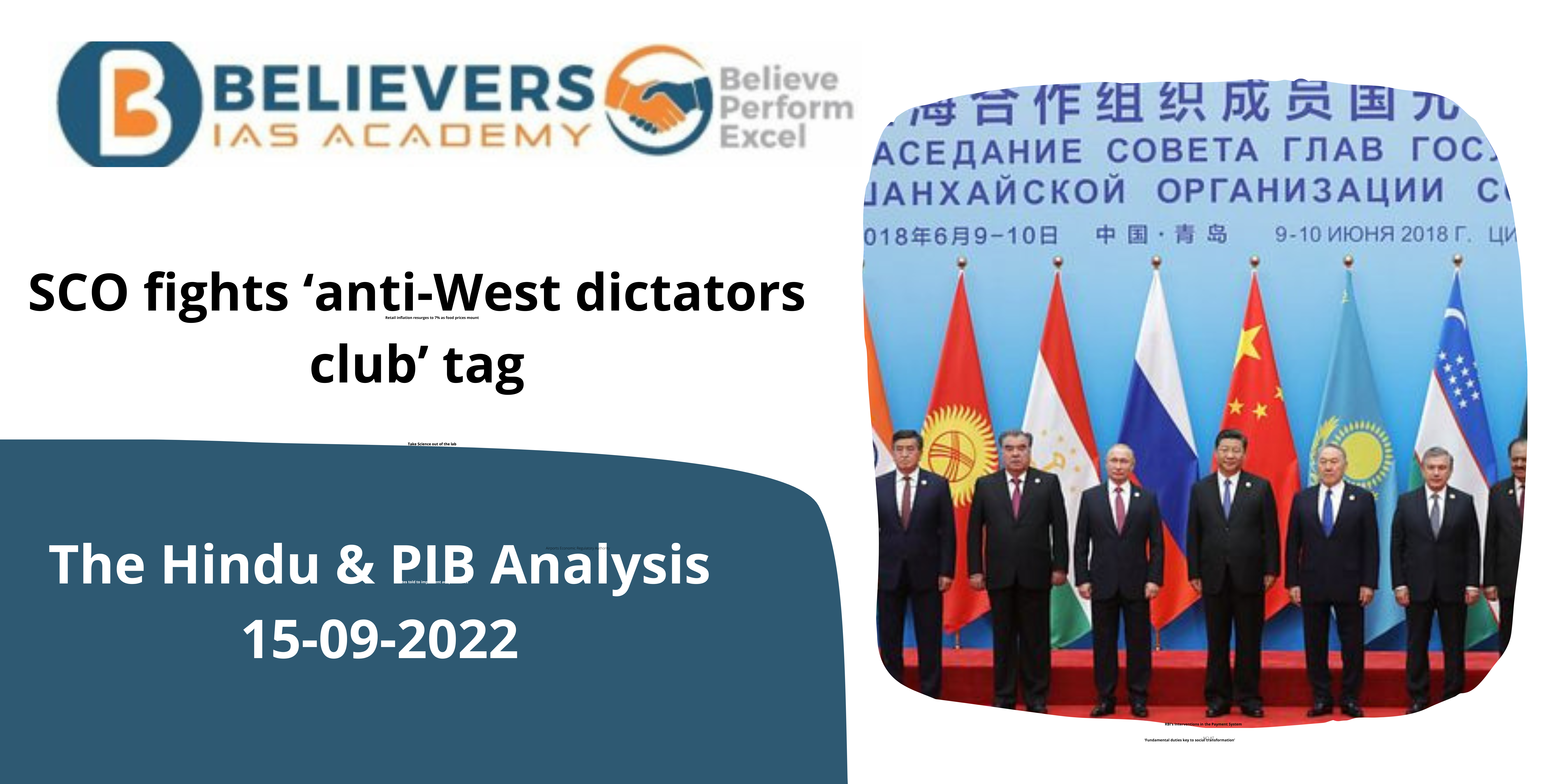 SCO fights ‘anti-West dictators club’ tag