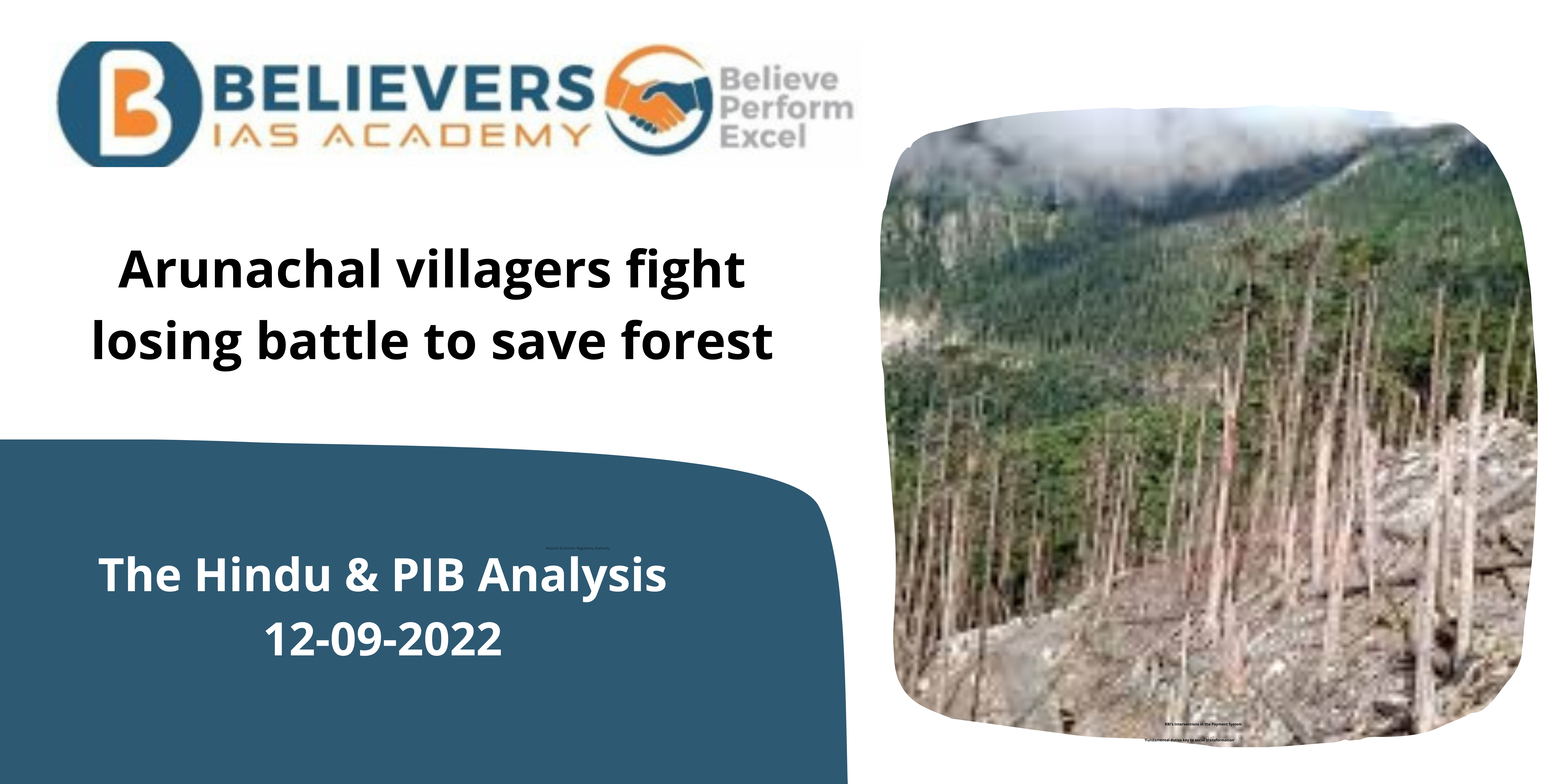 Arunachal villagers fight losing battle to save forest