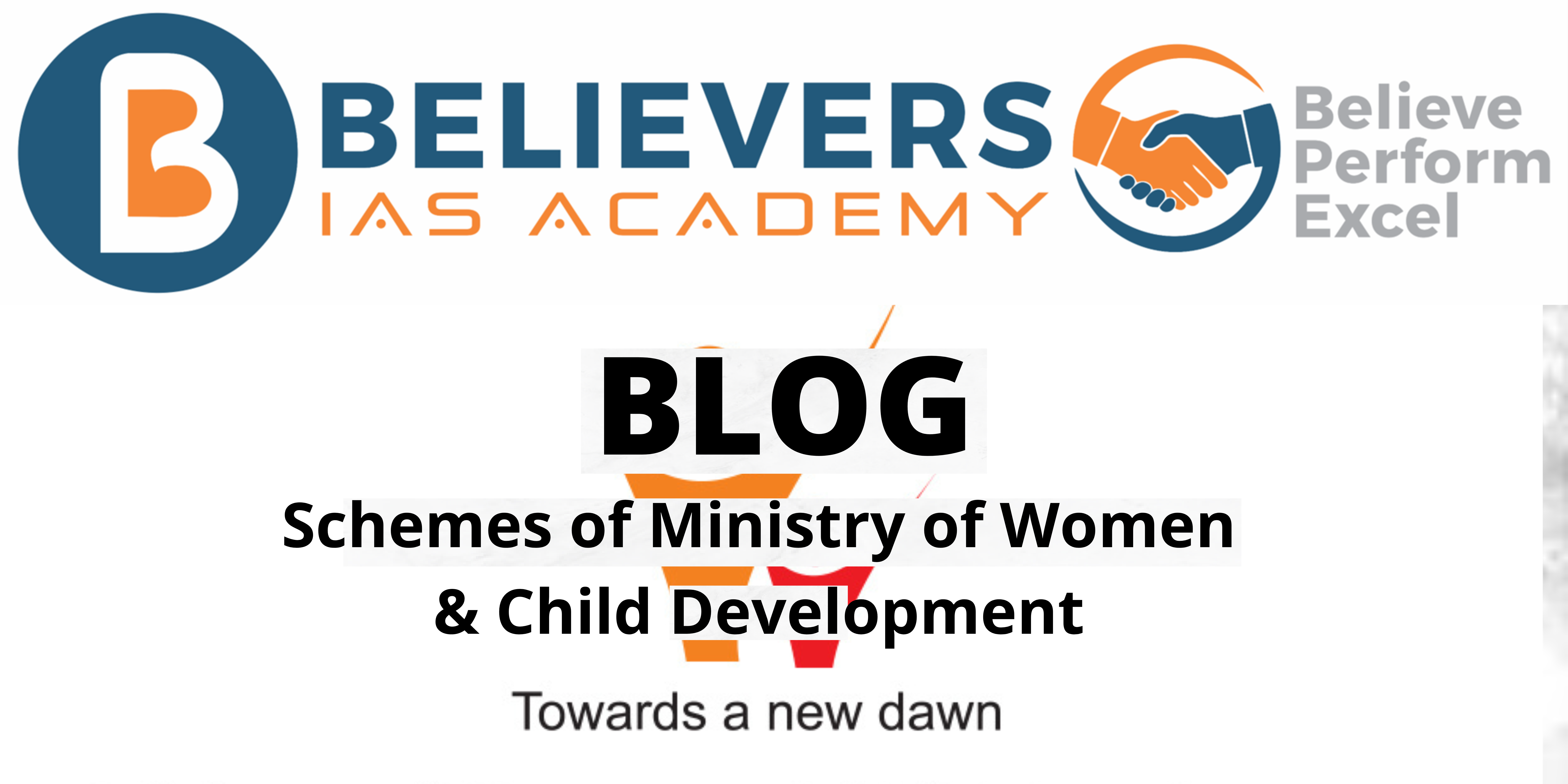 Schemes of Ministry of Women & Child Development