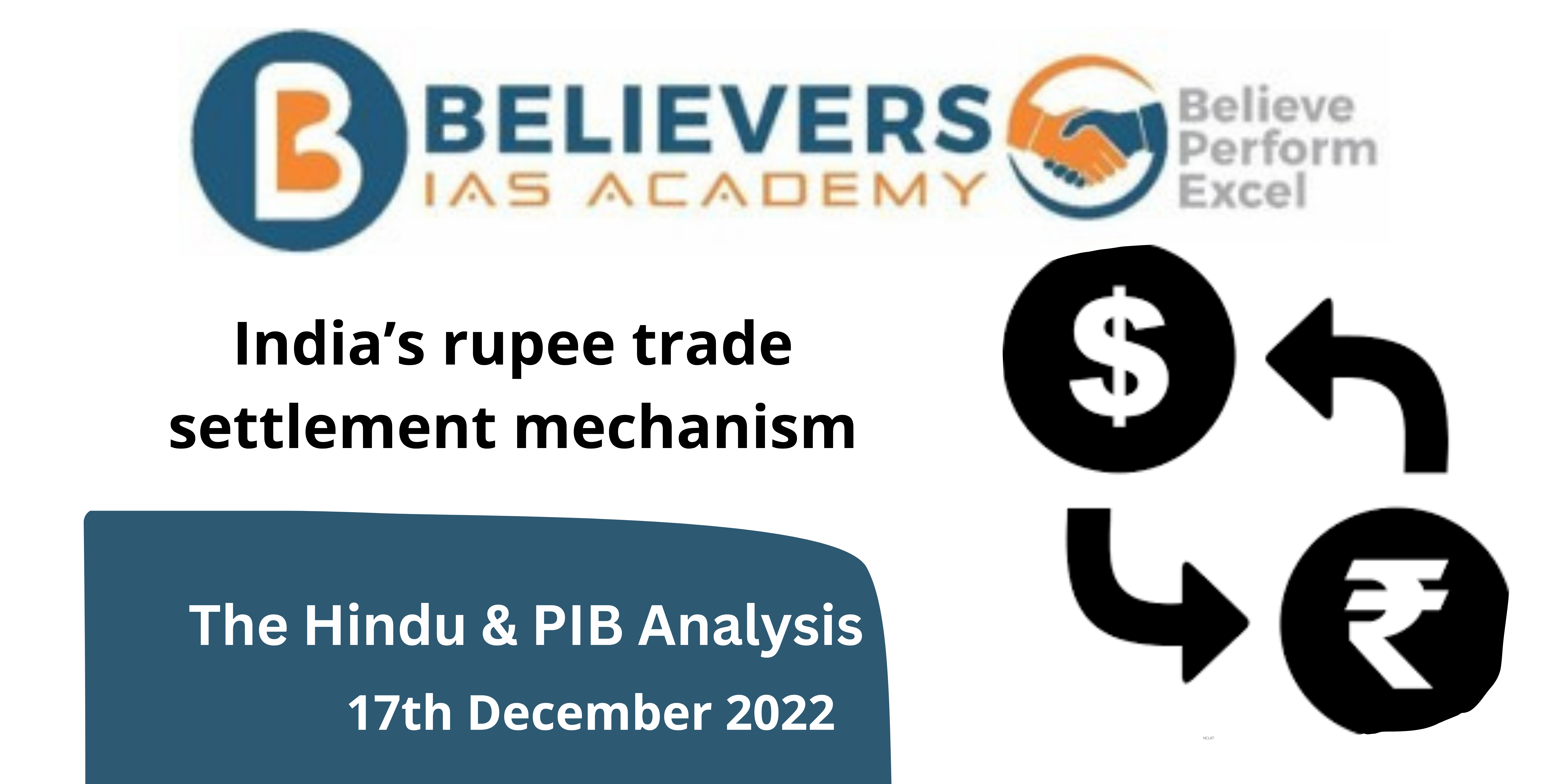 Rupee trade settlement mechanism