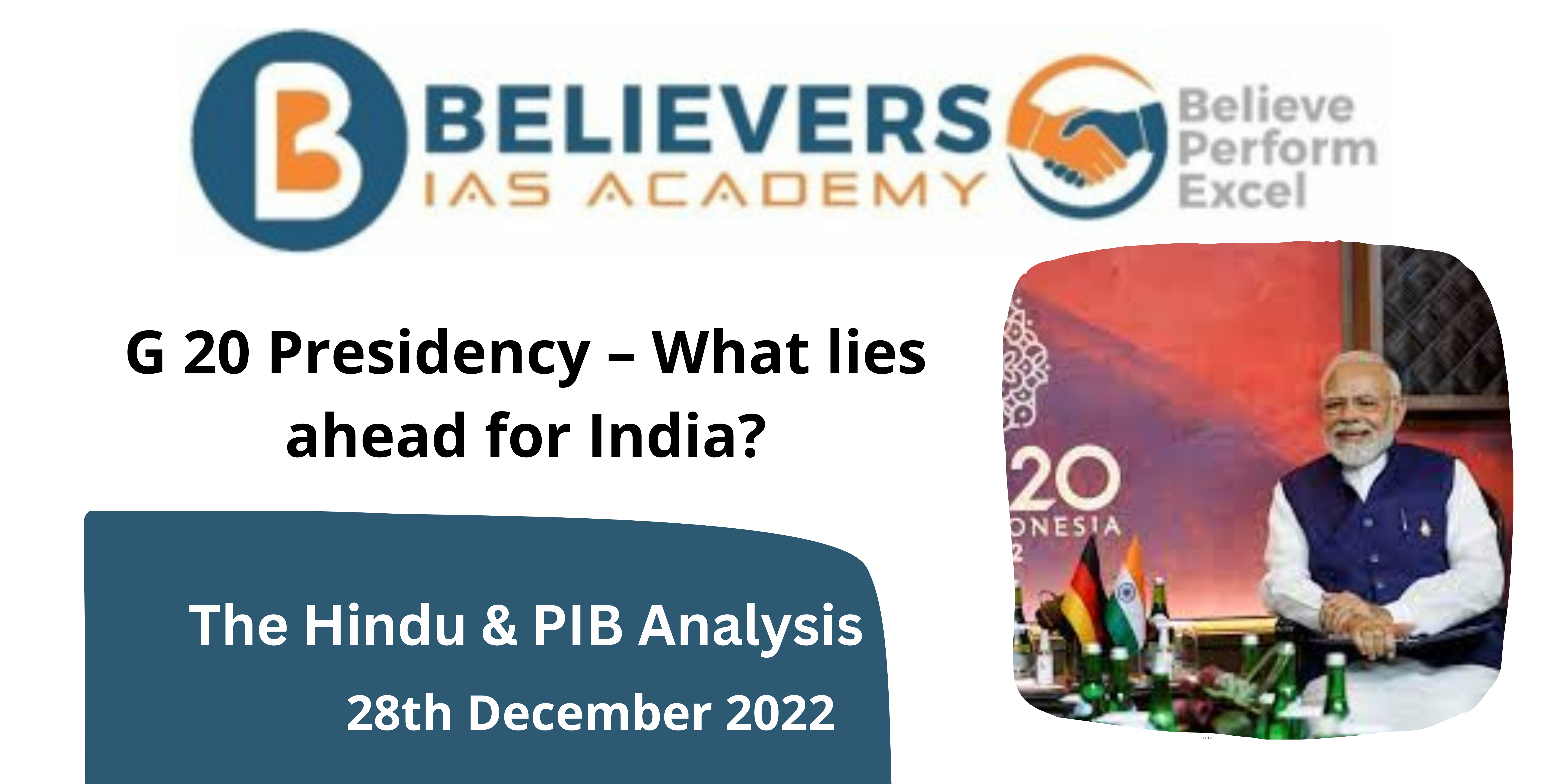 G 20 Presidency – What lies ahead for India?