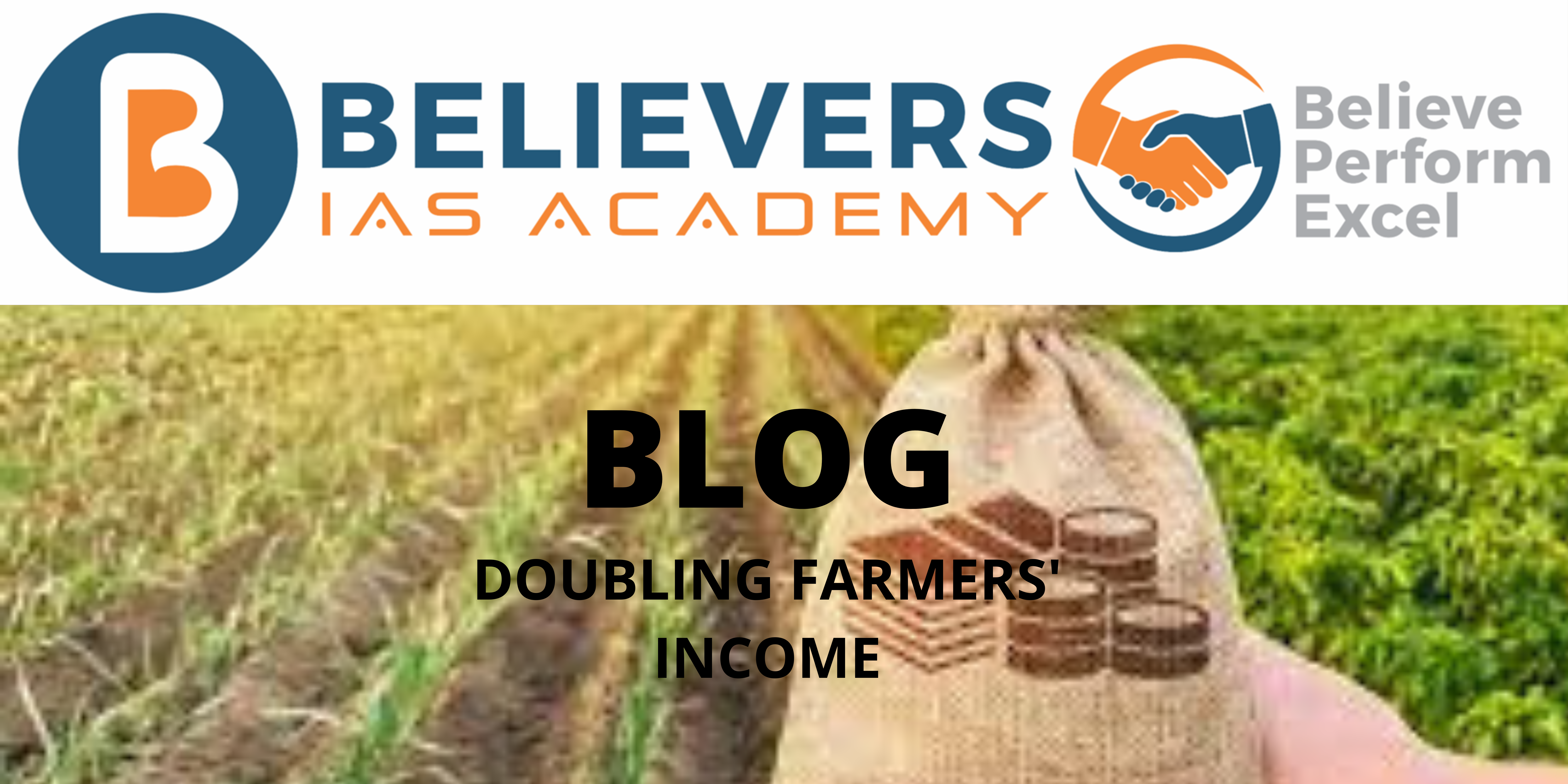 DOUBLING FARMERS' INCOME