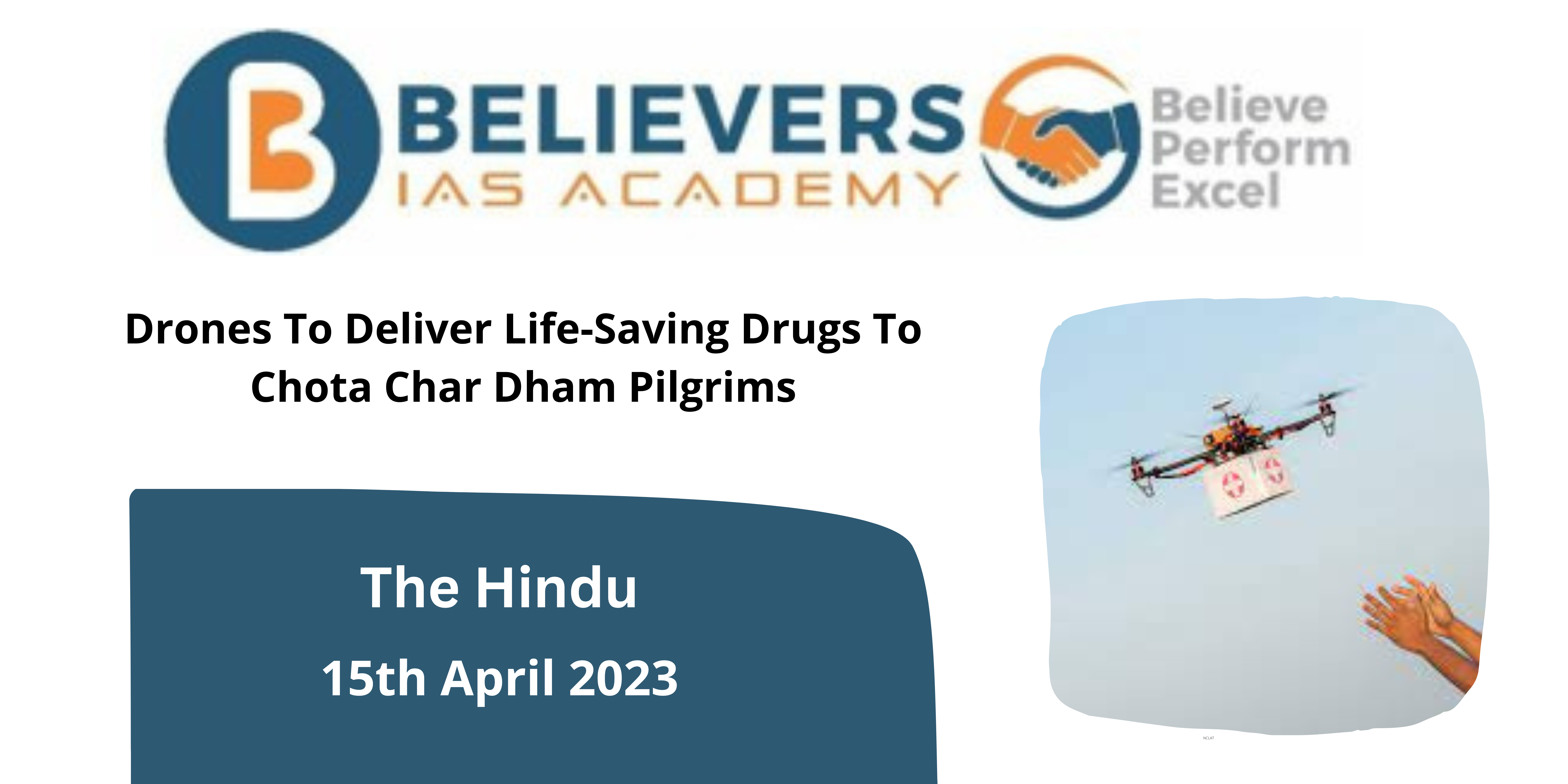 Drones To Deliver Life-Saving Drugs To Chota Char Dham Pilgrims