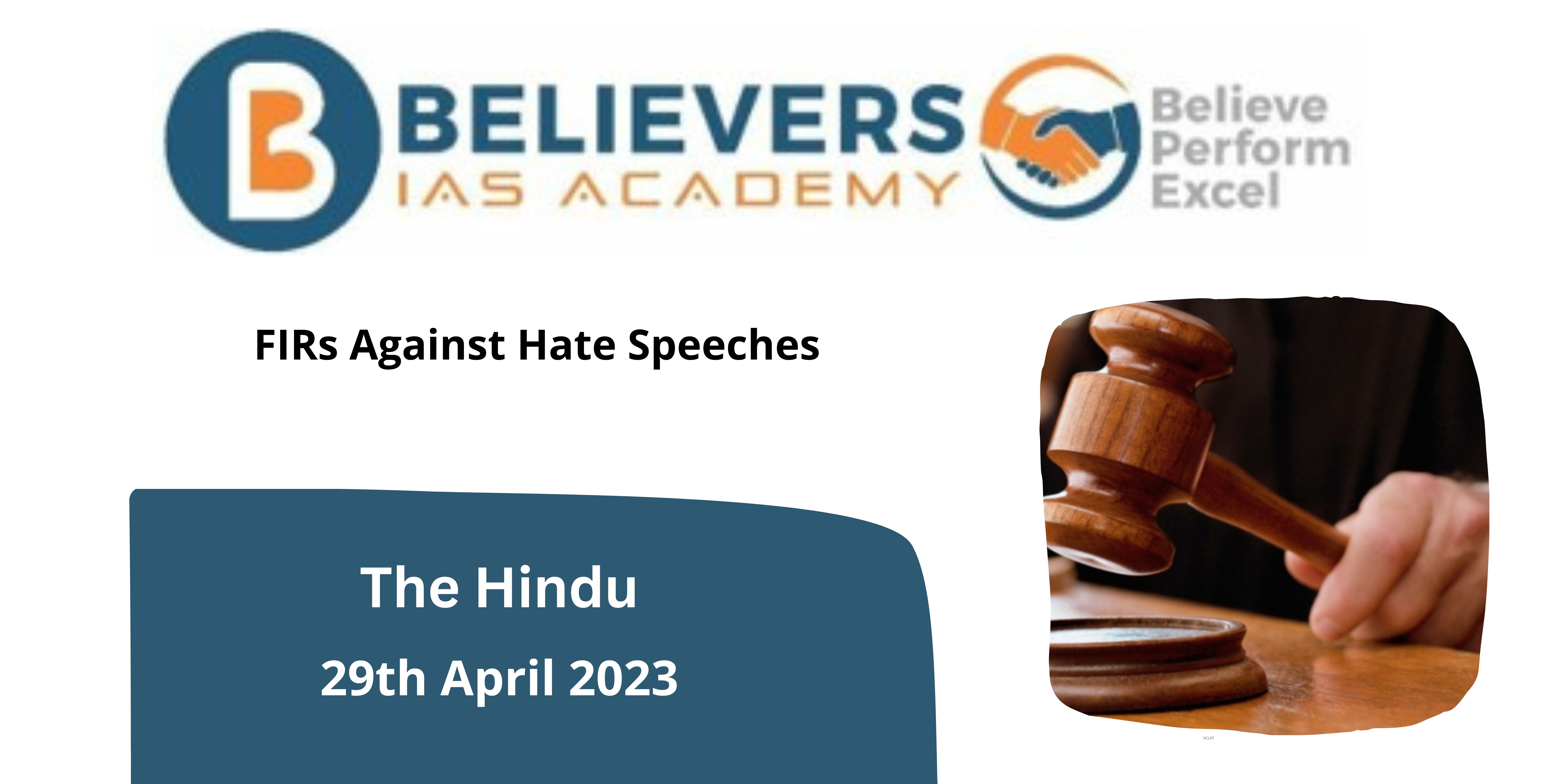 FIRs Against Hate Speeches