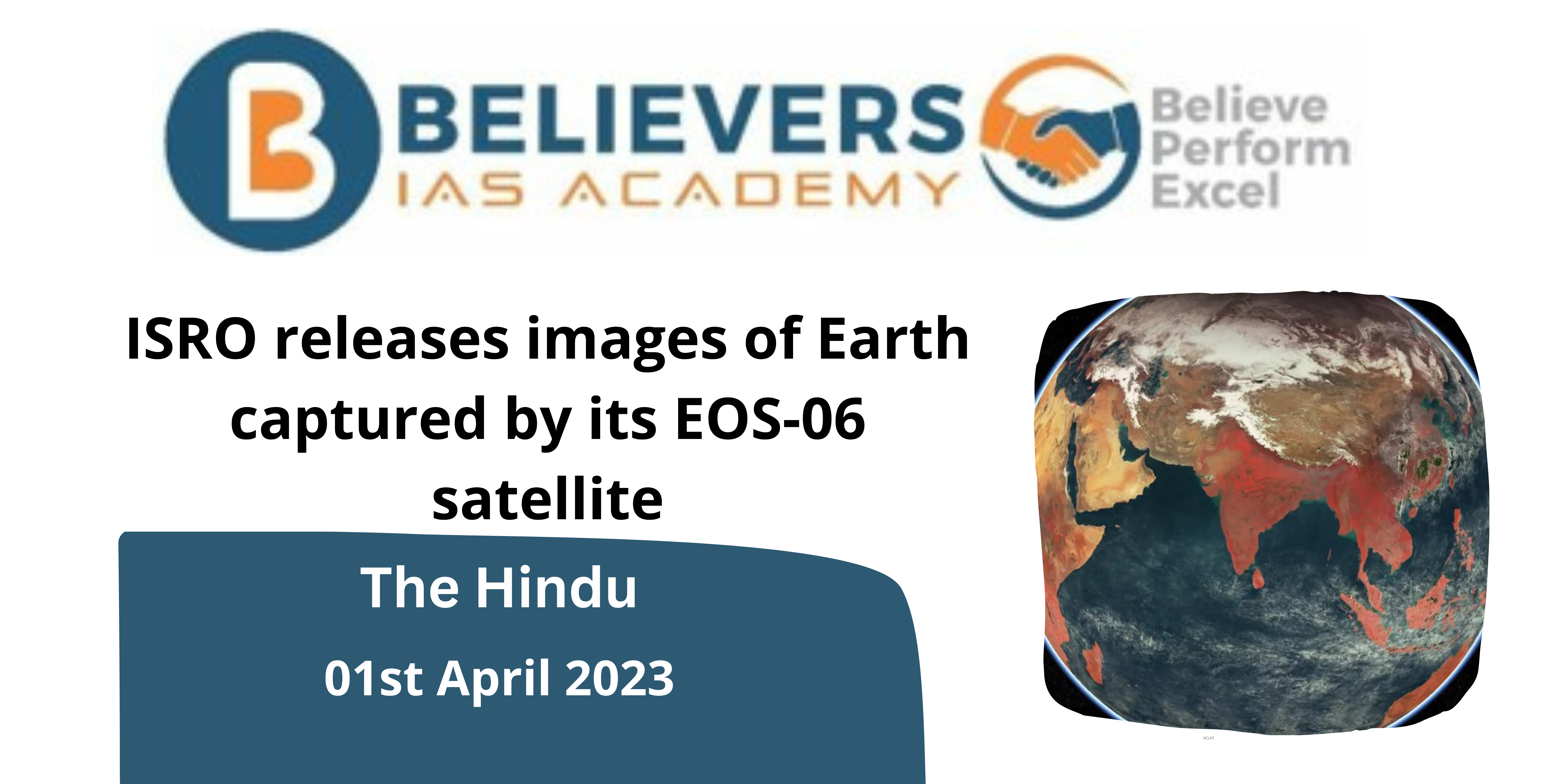 ISRO releases images of Earth captured by its EOS-06 satellite