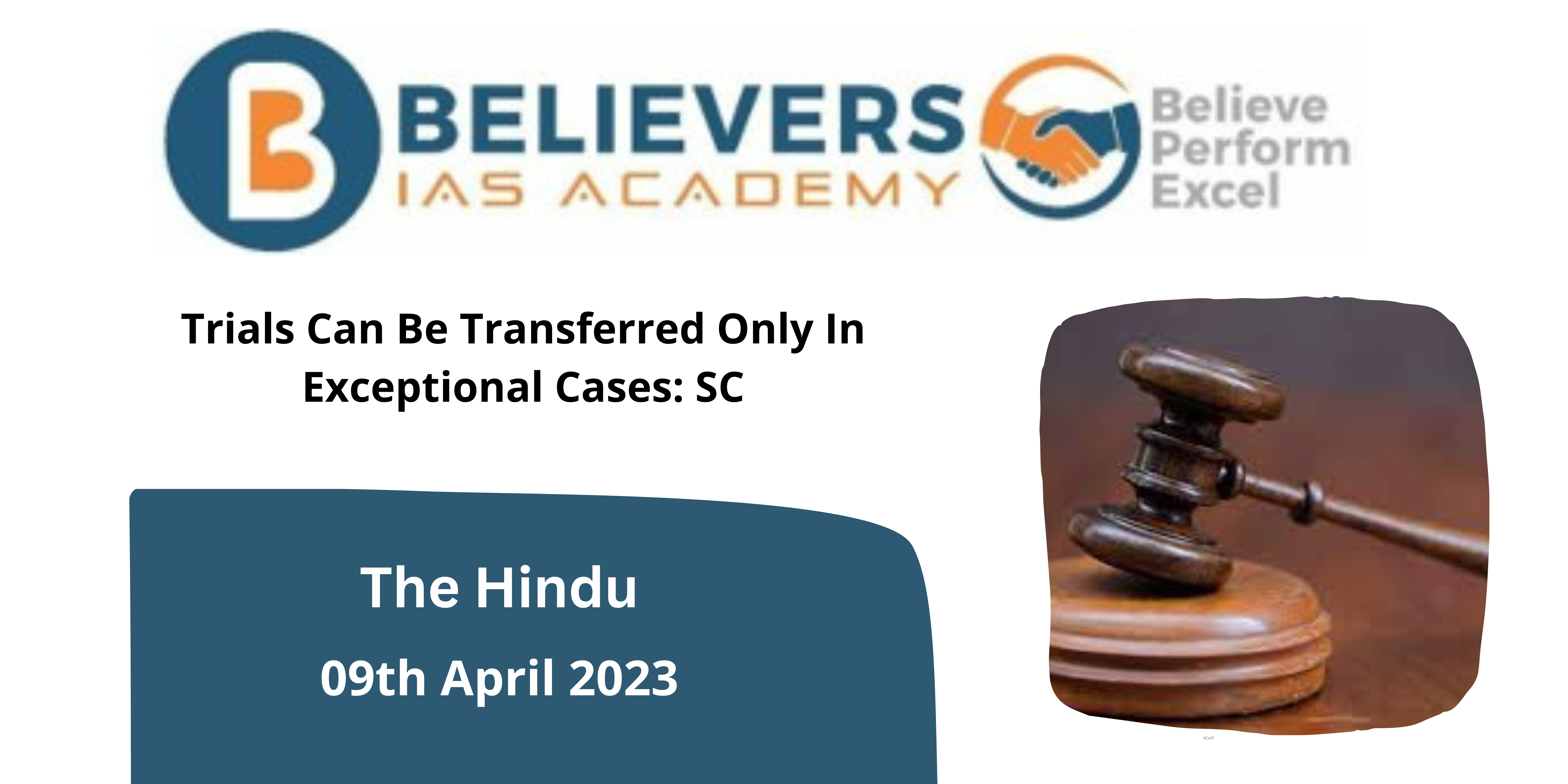 Trials Can Be Transferred Only In Exceptional Cases: SC