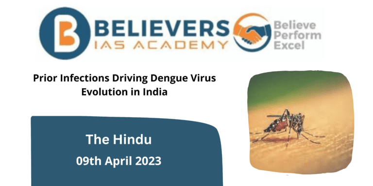 Prior Infections Driving Dengue Virus Evolution in India