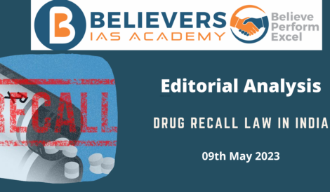 Drug Recall Law In India
