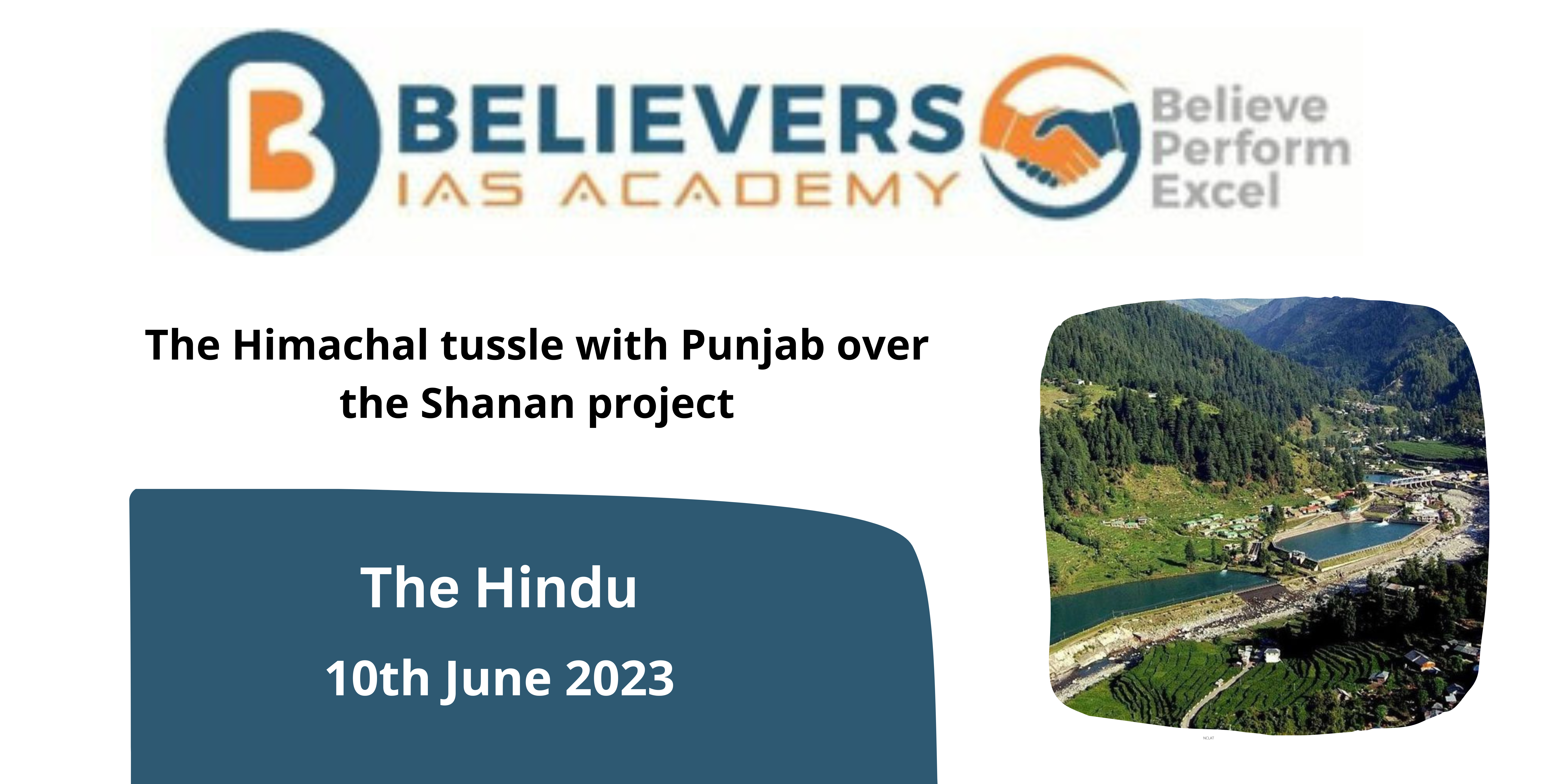 The Himachal tussle with Punjab over the Shanan project
