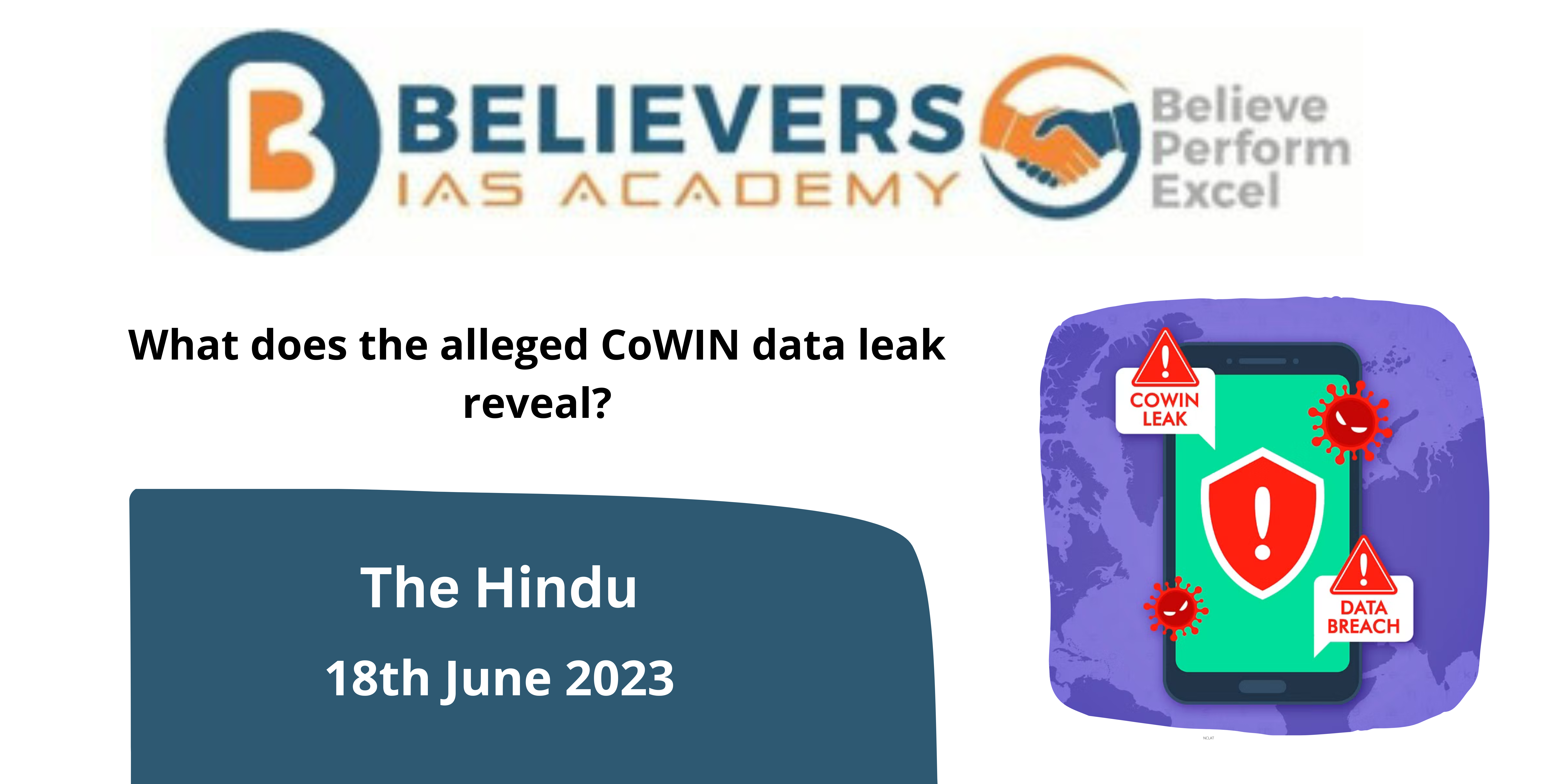 What does the alleged CoWIN data leak reveal?