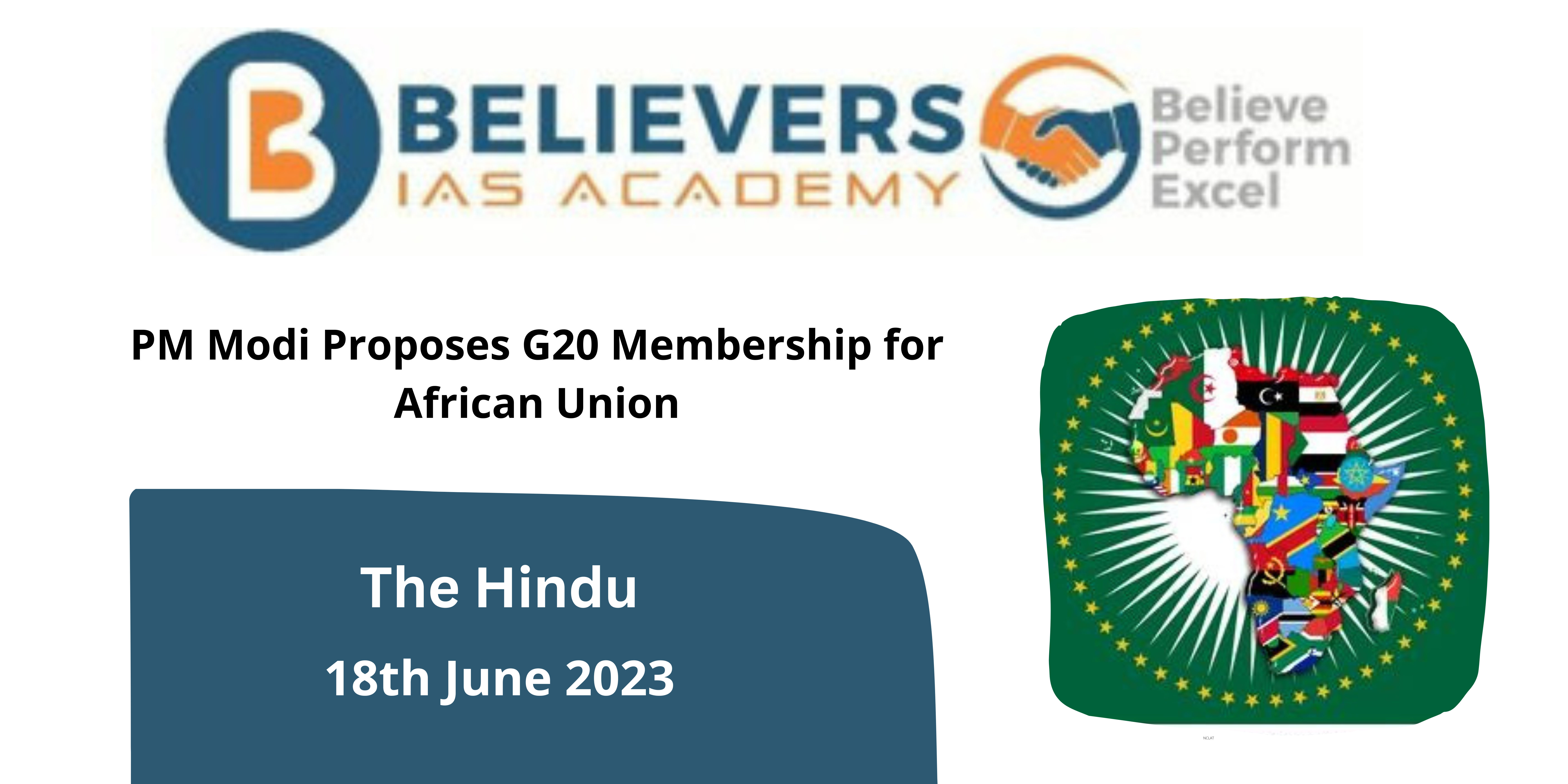 PM Modi Proposes G20 Membership for African Union