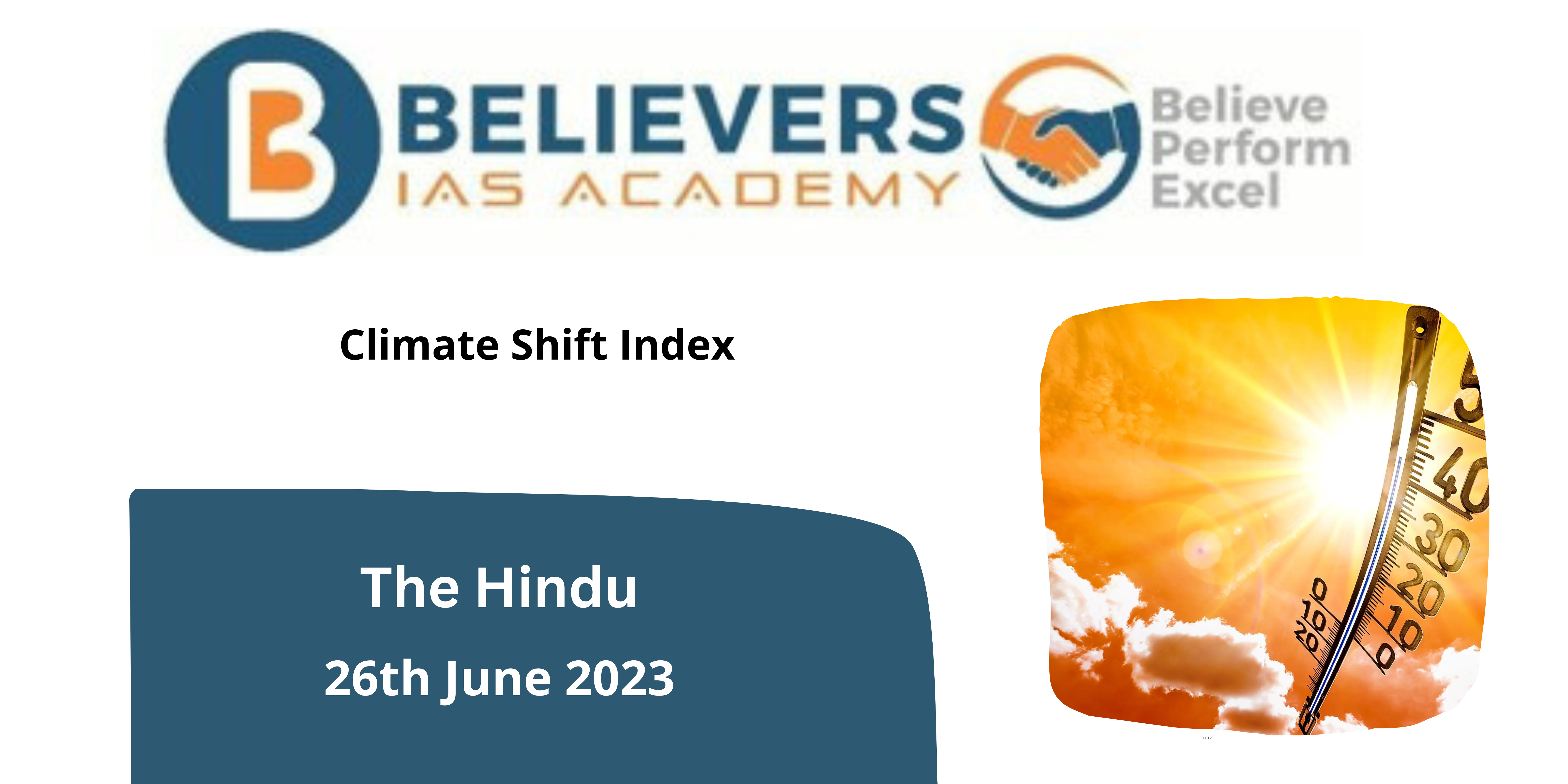 Climate Shift Index