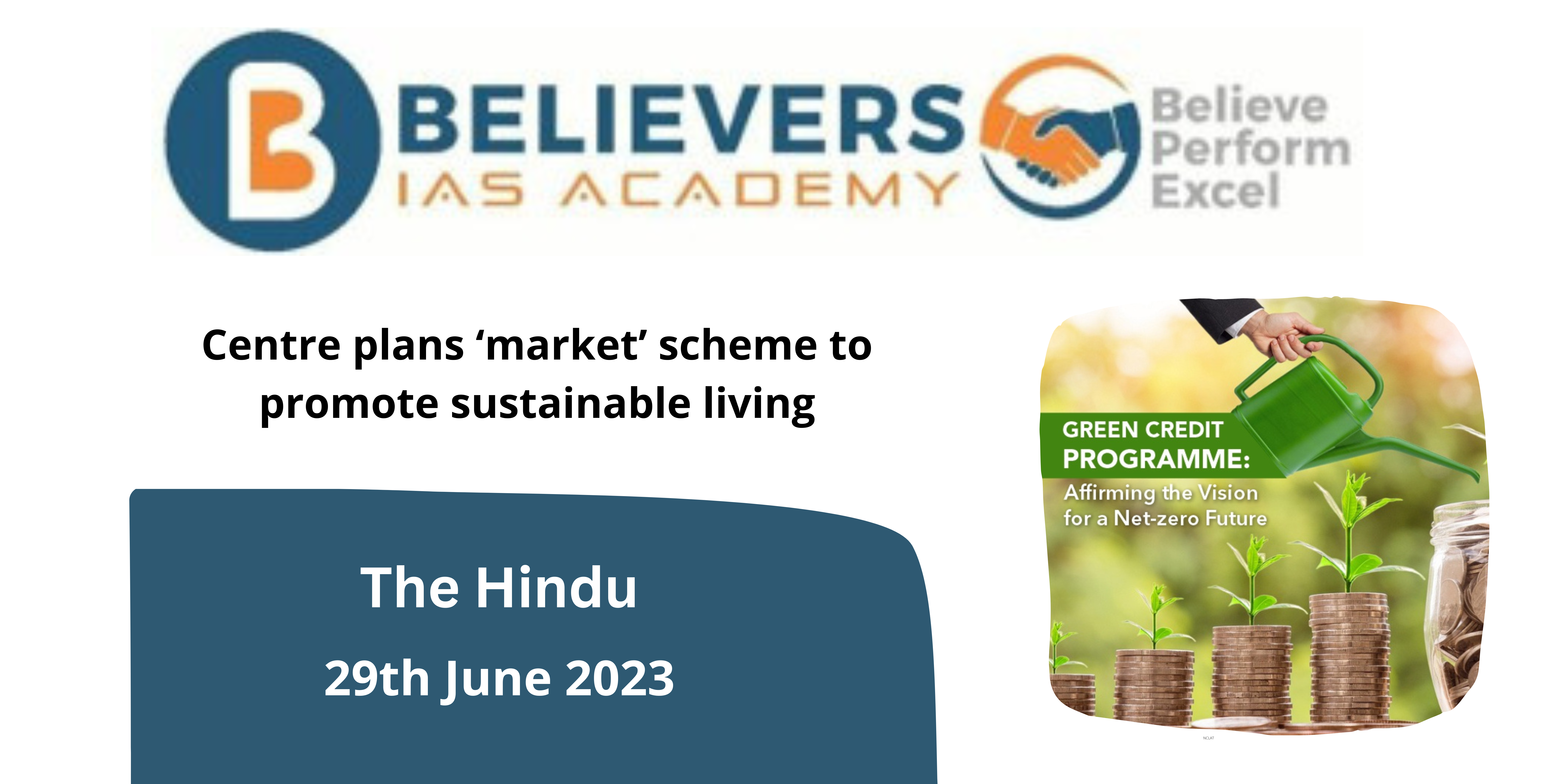 Promoting Sustainable Living: Centre's 'Market' Scheme