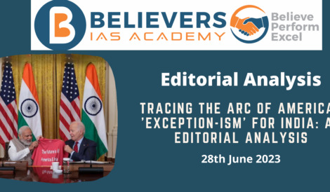 Tracing the Arc of American 'Exception-ism' for India: An Editorial Analysis