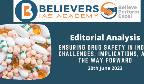 Ensuring Drug Safety in India: Challenges, Implications, and the Way Forward