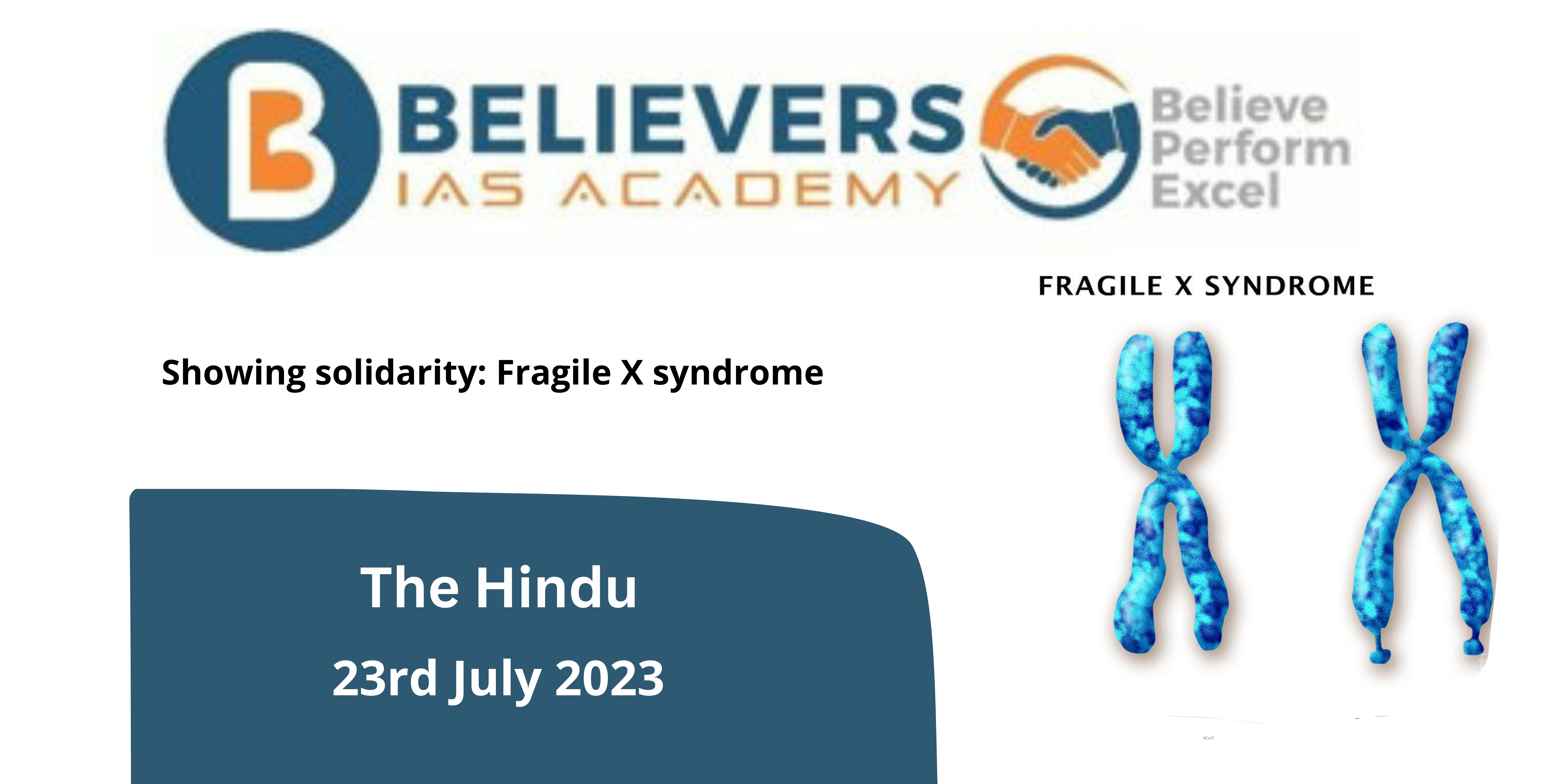 World Fragile X Awareness Day 2022: 22 July
