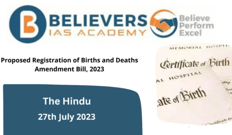 Proposed Registration of Births and Deaths Amendment Bill, 2023