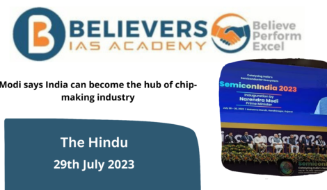 Modi says India can become the hub of chip-making industry