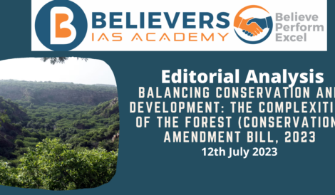 Balancing Conservation and Development: The Complexities of the Forest (Conservation) Amendment Bill, 2023