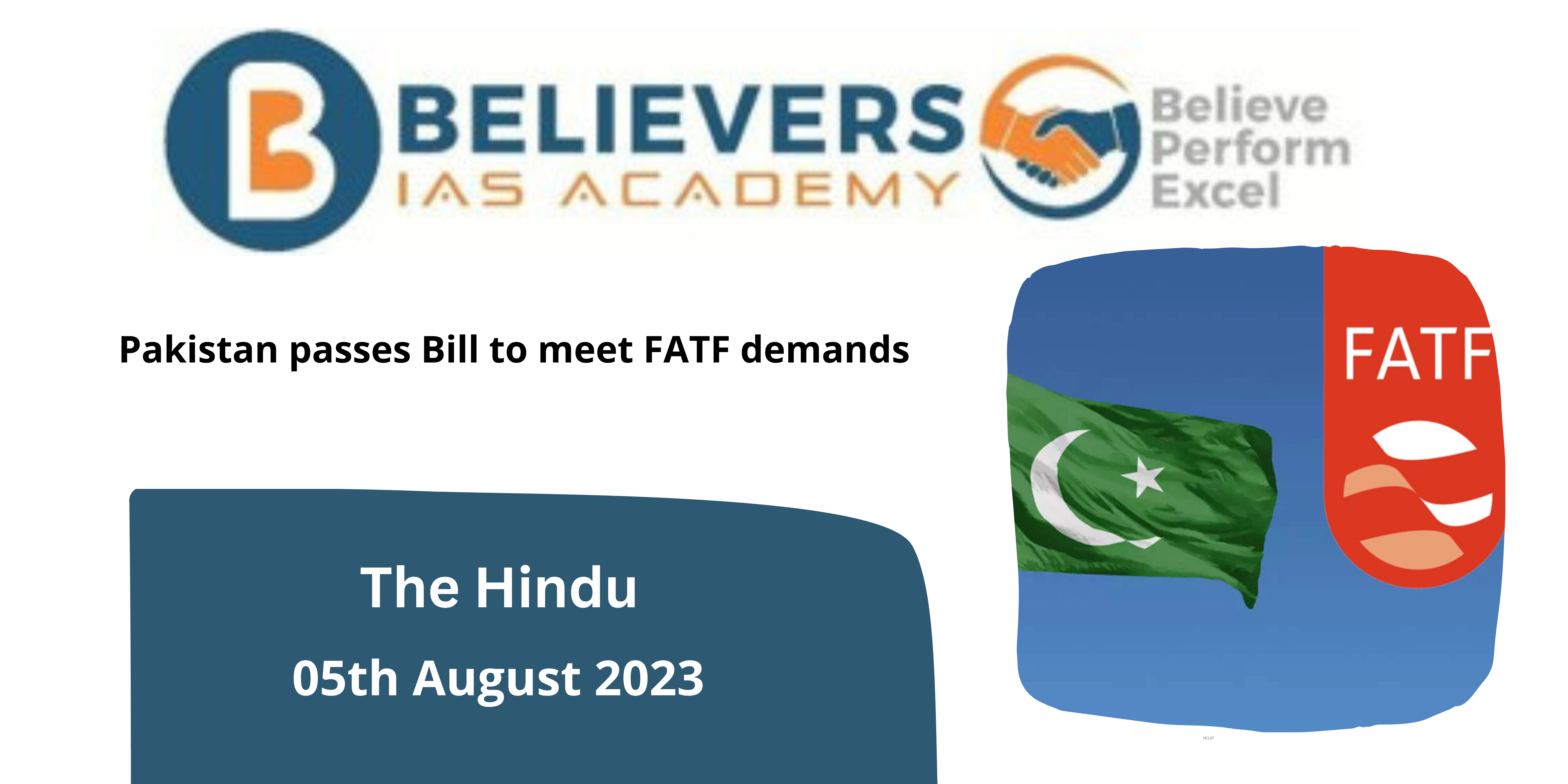 Pakistan passes Bill to meet FATF demands