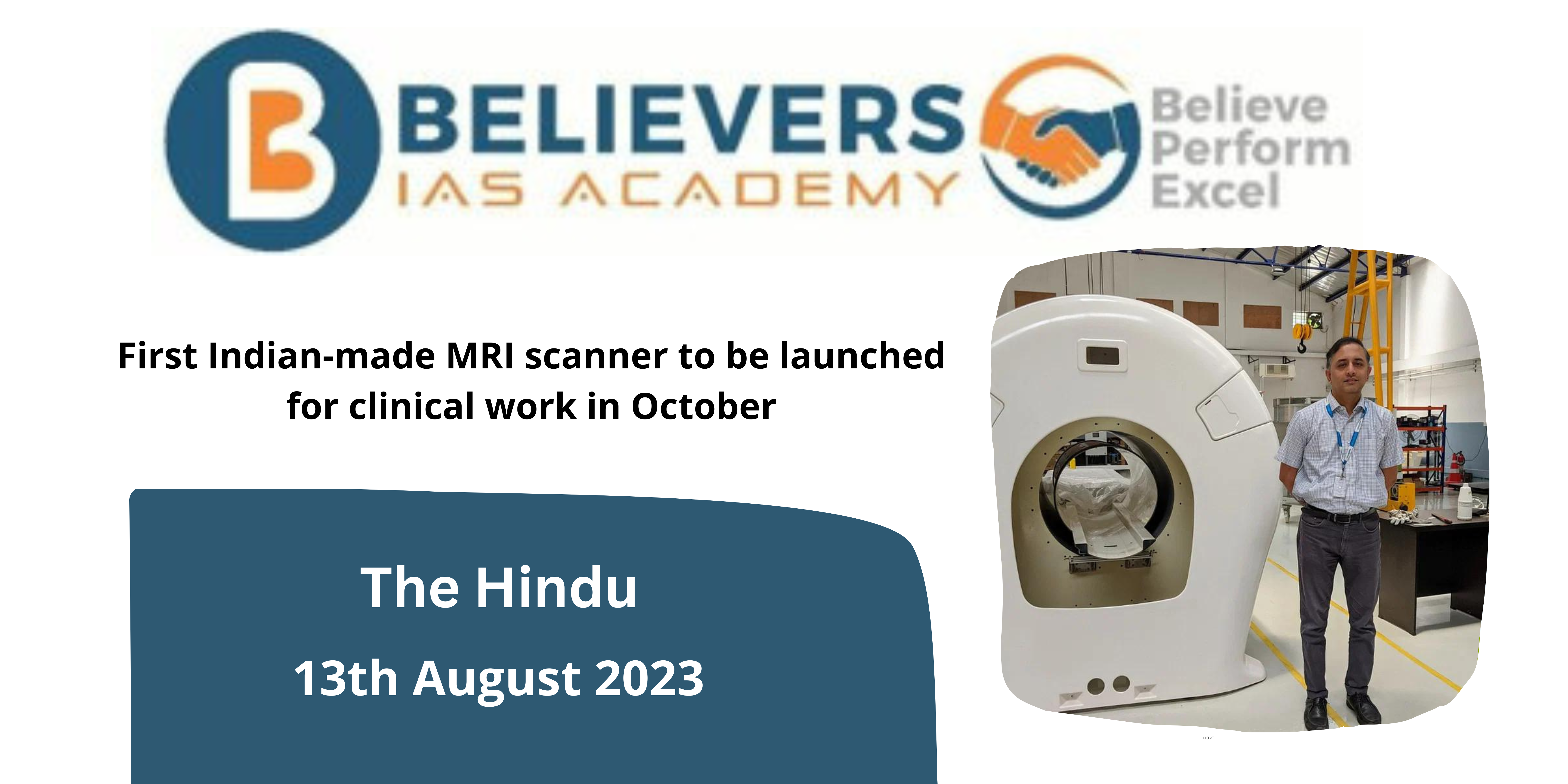 First Indian-made MRI scanner to be launched for clinical work in October