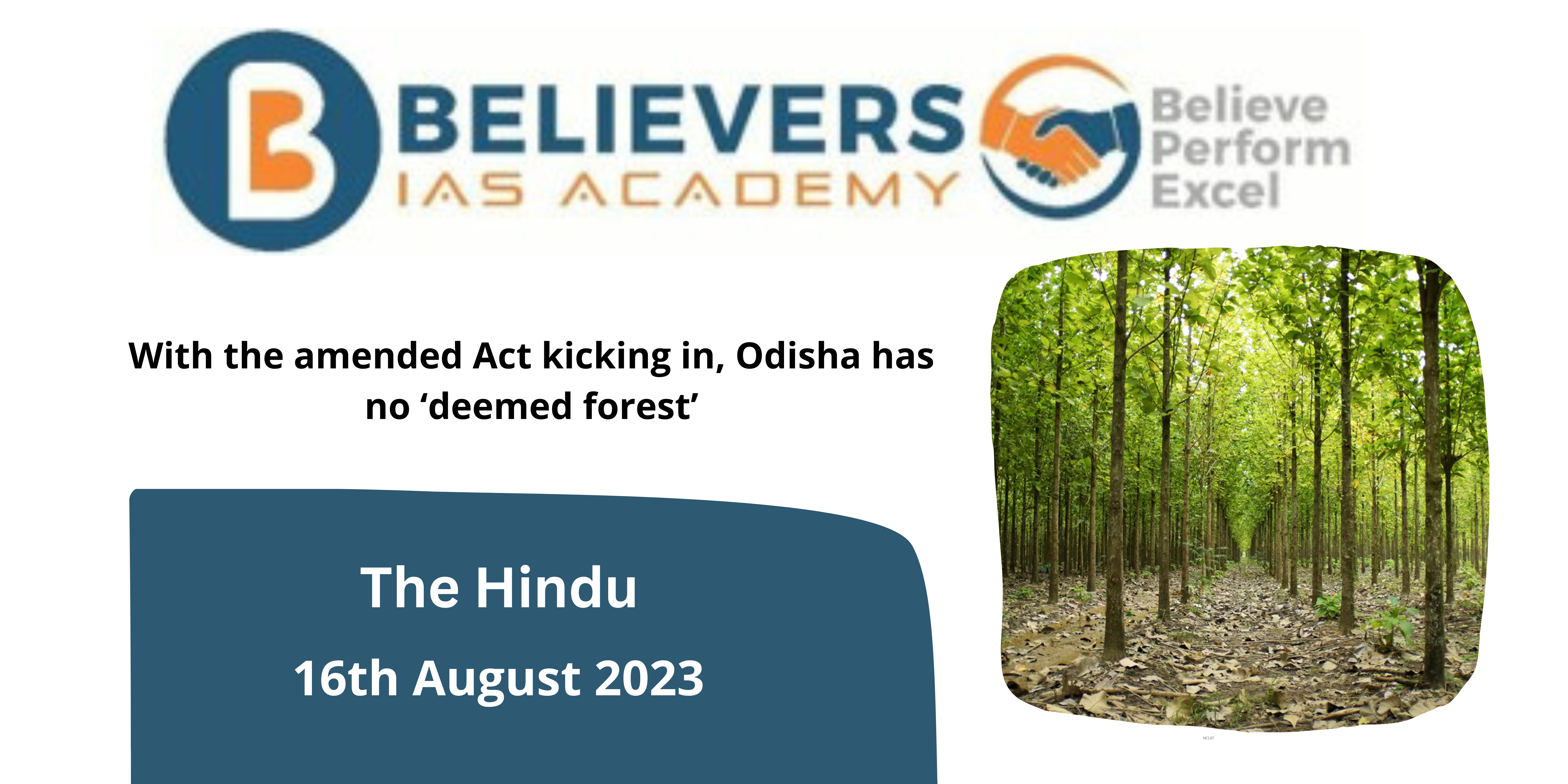 With the amended Act kicking in, Odisha has no ‘deemed forest’