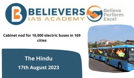 Cabinet nod for 10,000 electric buses in 169 cities