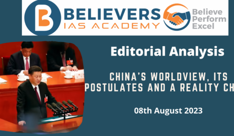 China’s worldview, its postulates and a reality check