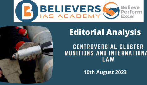 Controversial Cluster Munitions and International Law