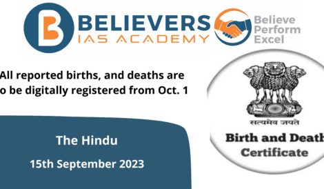 All reported births, and deaths are to be digitally registered from Oct. 1