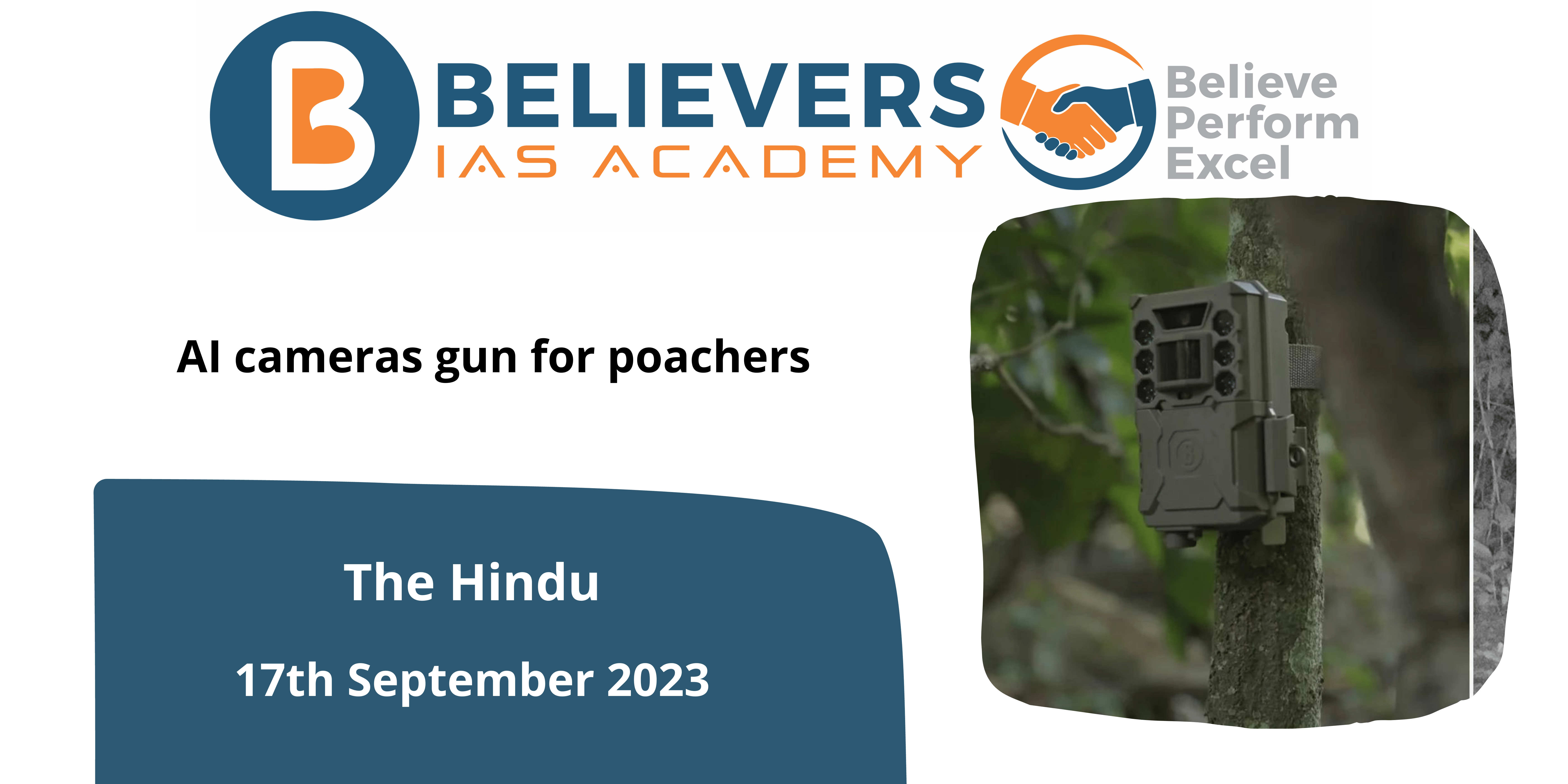 AI cameras gun for poachers