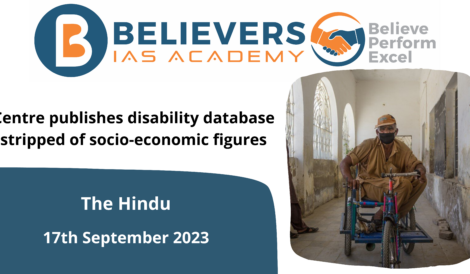 Centre publishes disability database stripped of socio-economic figures