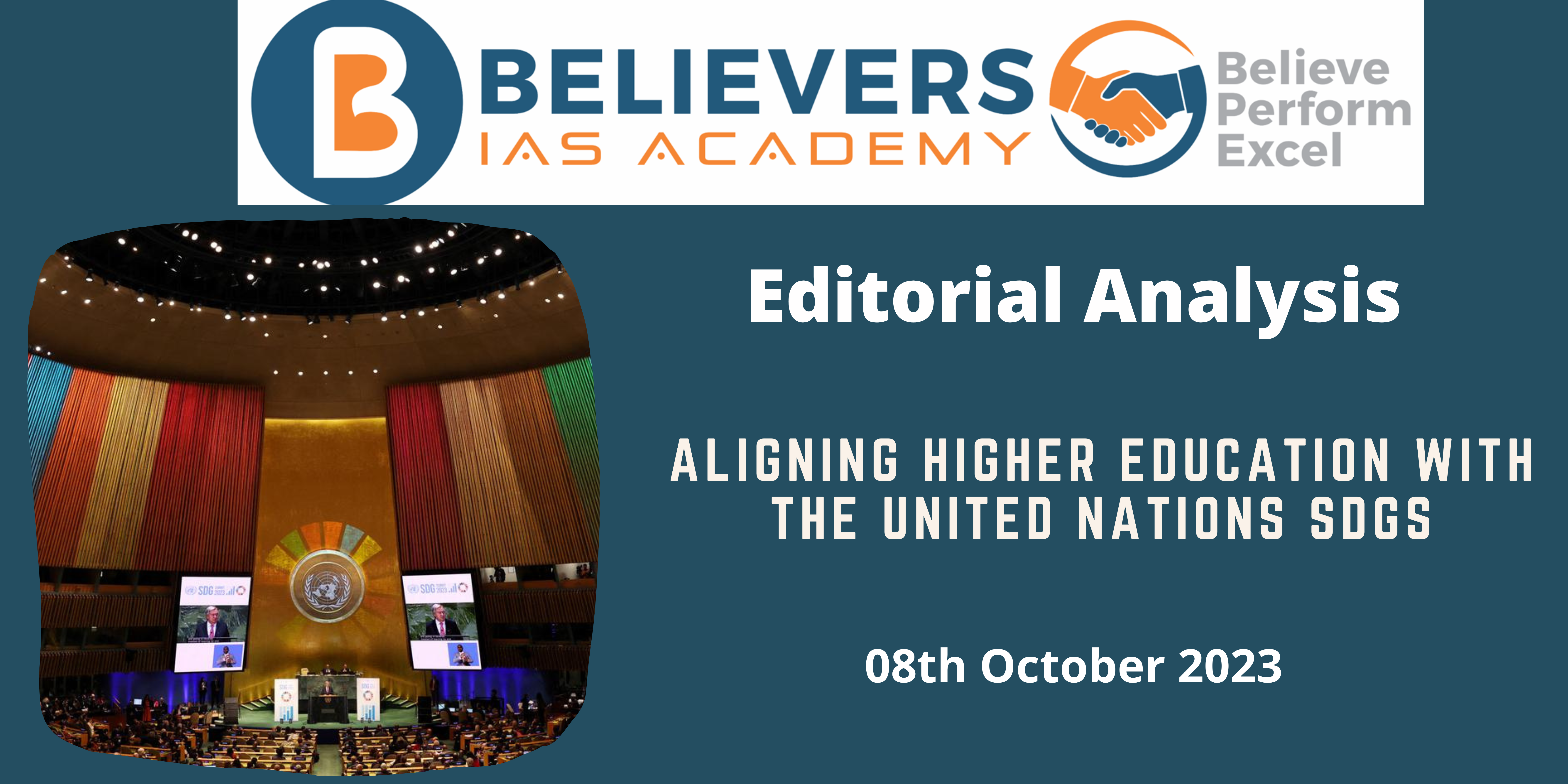 Aligning higher education with the United Nations SDGs