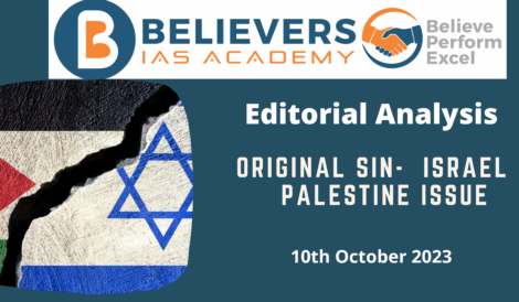 Original Sin- Israel & Palestine issue