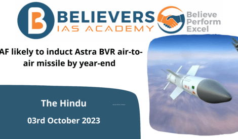IAF likely to induct Astra BVR air-to-air missile by year-end