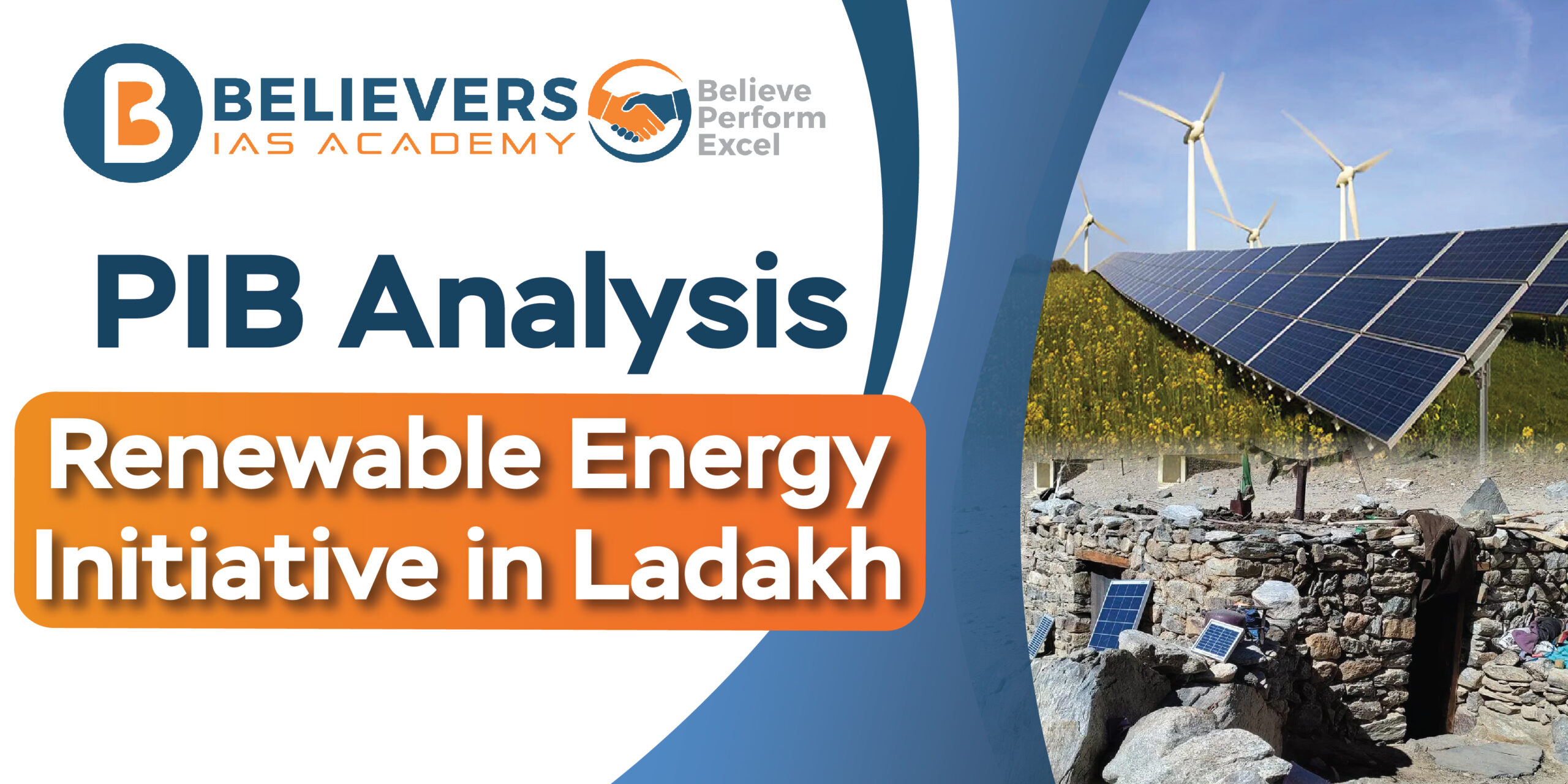 Renewabe Energy Initiative in Laddakh